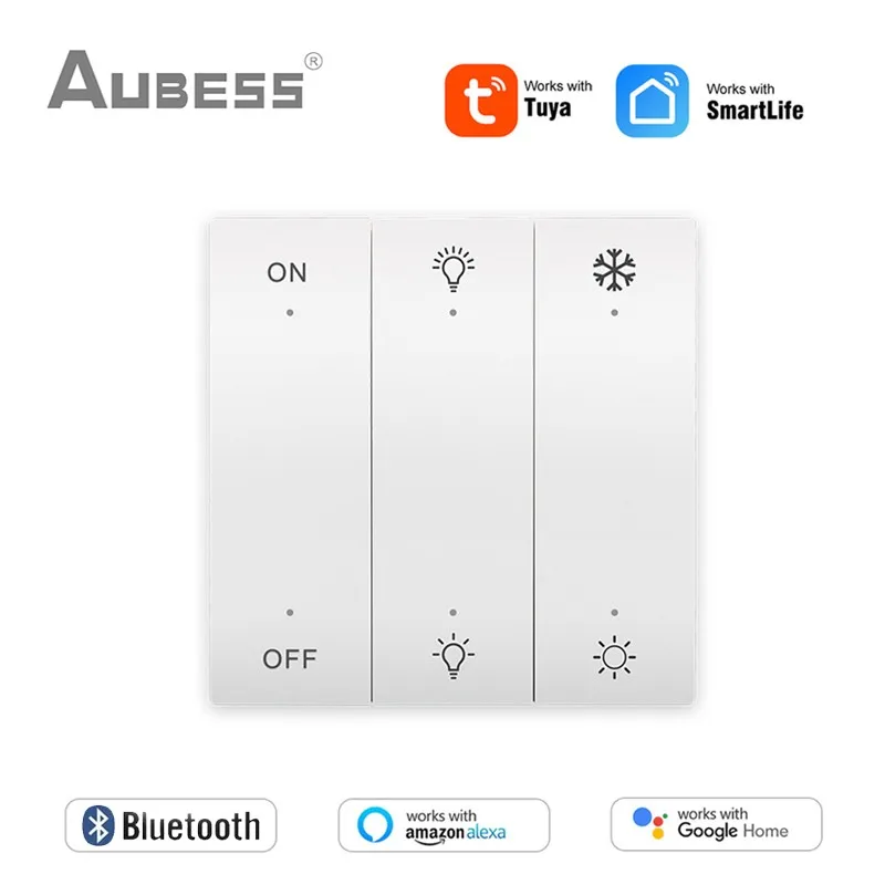 Tuya Bluetooth Smart Touch Dimmer Switch Multi mode Wireless Scene