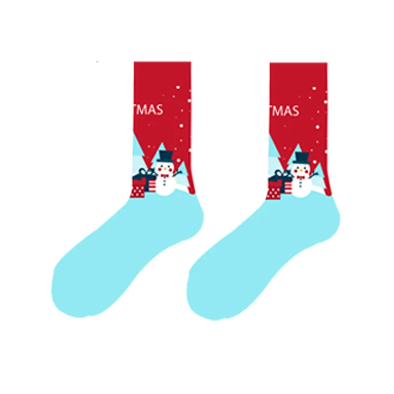 Хлопковые Забавные милые носки для мужчин и женщин, носки, креативные рождественские носки с принтом, Kawaii Harajuku, Мультяшные носки для скейтборда - Цвет: 3