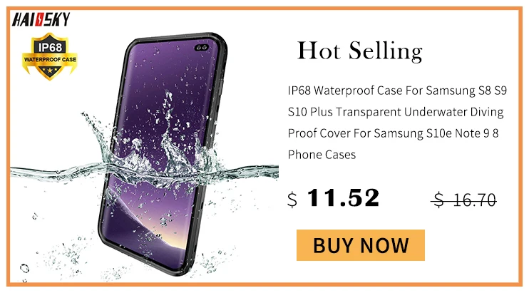 IP69K подводный водонепроницаемый чехол для телефона для samsung Note 10 Plus S10 S8 S9 Plus Дайвинг водонепроницаемый чехол-подставка для Galaxy Note 8 9
