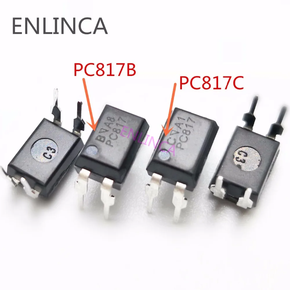 50 шт PC817 PC817C 817 817C FL817C PS817C DIP / Pc817 оптопара | Электронные компоненты и