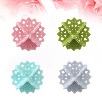 

4pcs Washing Balls Snowflake Plastic Lightweight Washing Balls for Home Guesthouse