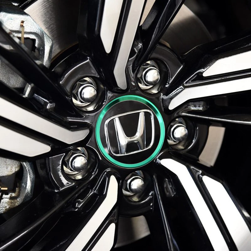 4 шт. стайлинга автомобилей кольцо ступицы колеса украшения круг для Honda TYPER Civic XR-V