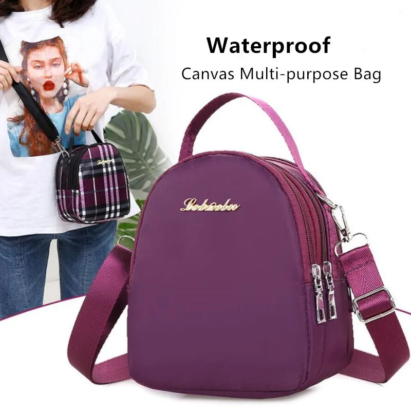 Женская сумка-мессенджер, Женская нейлоновая сумка, сумка через плечо, повседневная женская сумка-портфель, водонепроницаемая сумка через плечо для путешествий, маленькая сумка