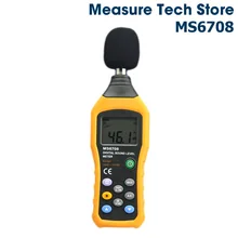 MS6708 Многофункциональный шумомер Профессиональный 30-130 дБ звукомер измеритель уровня звука Null