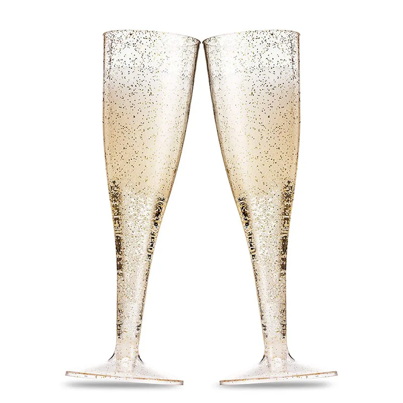 5 шт одноразовые пластиковые бокалы для вина вечерние бокалы для шампанского на свадьбу