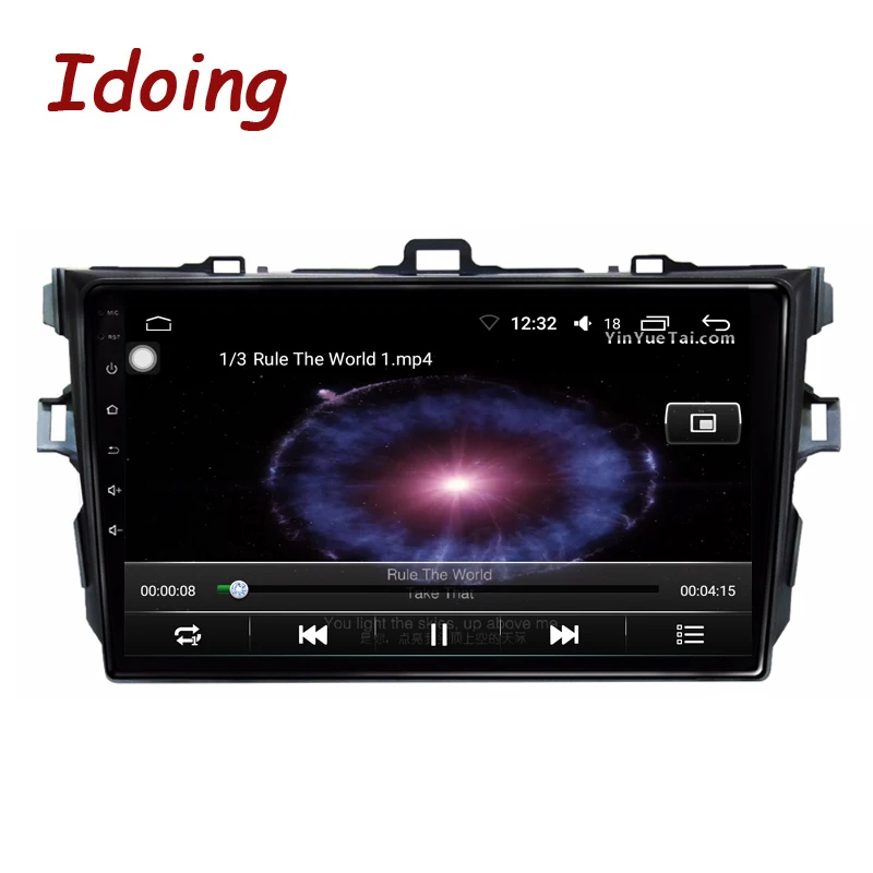 Perfect Idoing 9"4G+64G 2.5D IPS Octa Core Car Android8.1 Radio Player For Toyota Corolla 10 E140 E150 2006-2011 GPS Navigation no 2 din 5 Perfect Idoing 9"4G+64G 2.5D IPS Octa Core Car Android8.1 Radio Player For Toyota Corolla 10 E140 E150 2006-2011 GPS Navigation no 2 din 5