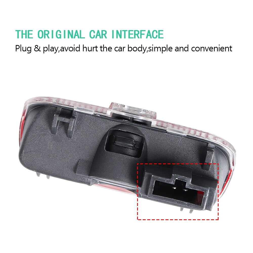  2pcs Car Door Welcome LED Projector Laser Logo Light For Porsche Cayenne Boxster Cayman Macan 911 S