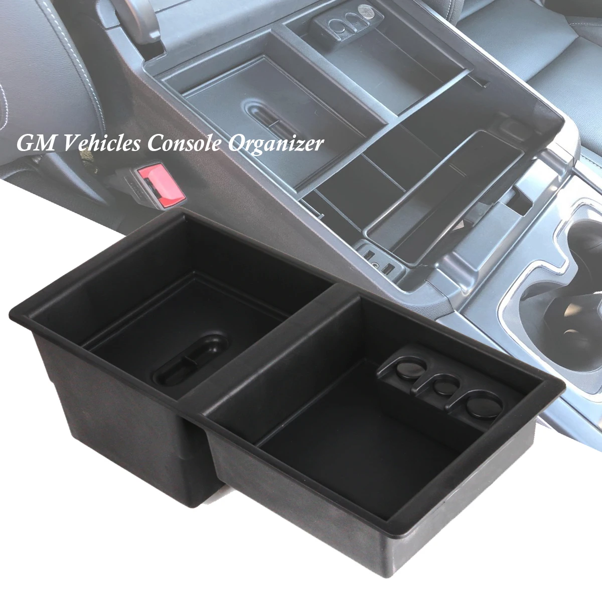 Armrest Secondary Glove Box For Chevrolet Silverado 1500 2500 3500 Tahoe Suburban GMC Yukon Sierra- Center Console