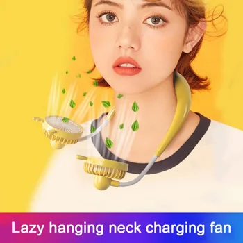 

Portable Neck Fan, Mini Cooling USB Rechargeable Battery Operated Hand Free Fan 3 Speeds 360 Degree Adjustment Neckband Fan hot