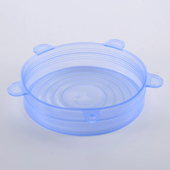 Reusable Silicone Food Lid Bowl Covers Wrap Food Fresh-keeping Stretchable Household Kitchen Kit GHS99