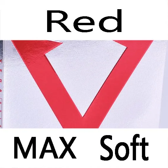XIOM оригинальные Вега Азия серебряные Прыщи В Настольный теннис резиновая губка для пинг понга Tenis De Mesa - Цвет: Red MAX Soft