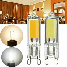 

110V 220V Mini G9 LED COB Bulb 3W 5W Glass Crystal Lights Replace 25W 45W Halogen Lamp for Home Pendant Light Fixture Chandelier