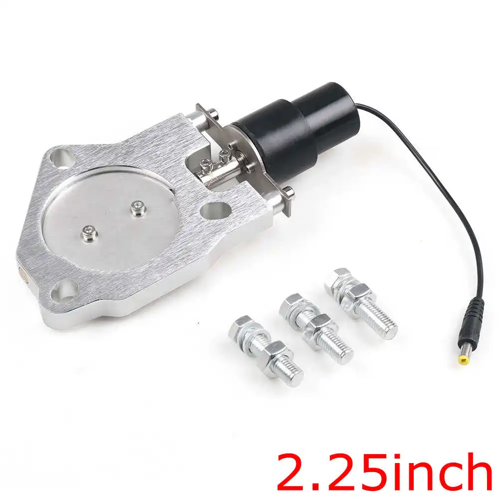 2.25 "Y boru Elektrikli Egzoz Catback kesip Kiti fit Uzaktan kumanda kitleri Araba Susturucu Aksesuarı/Egzoz Kontrol Vanası