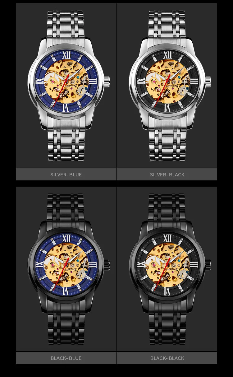 SKMEI 9222 Automatic Mechanical watch for Men description image 4