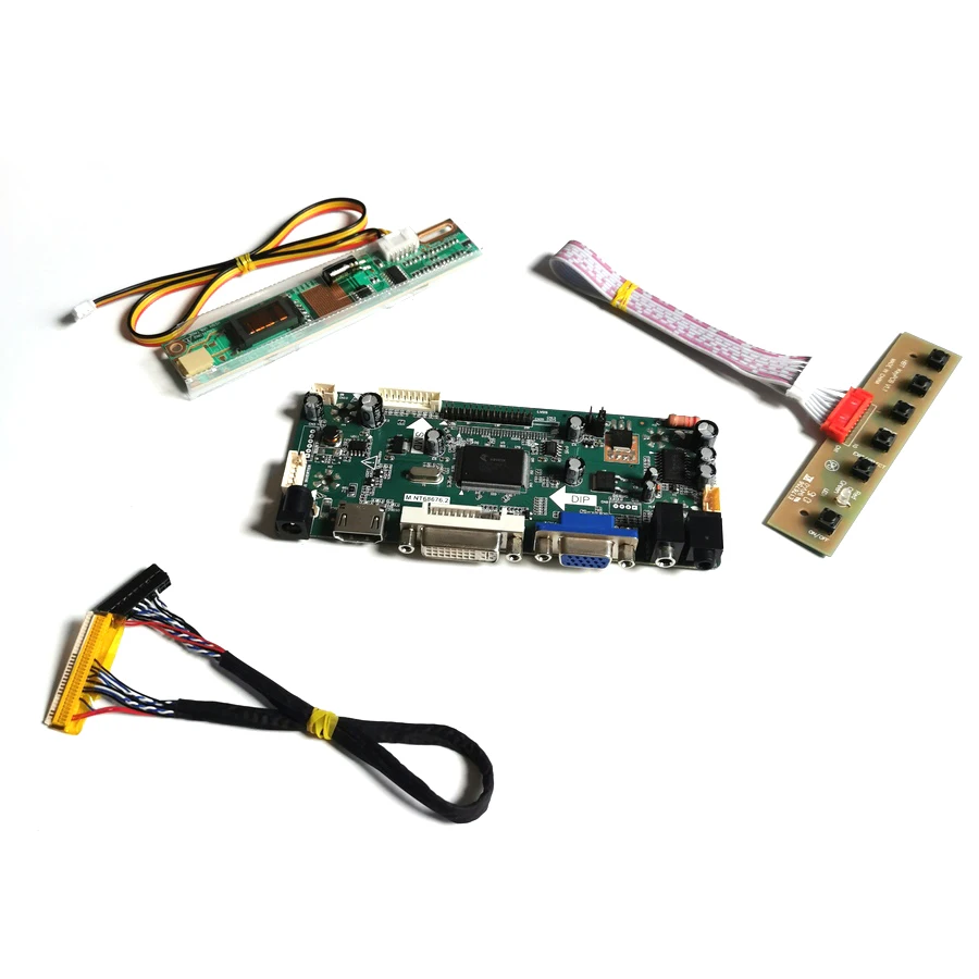 Для B141PW01 V0 V1 V2 HDMI+ VGA+ DVI M. NT68676 плата контроллера экрана 1440*900 14," ЖК-монитор панель LVDS 30Pin CCFL комплект