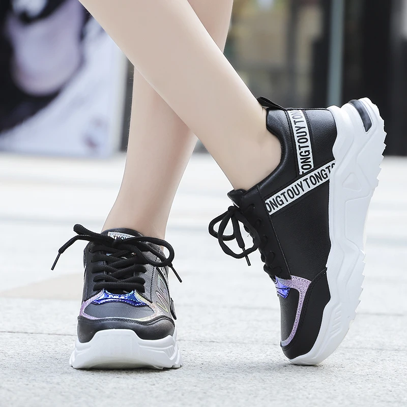 Женская обувь женская кроссовки tenis masculino Большие размеры moda mujer 2018 серебристого