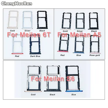 

ChengHaoRan For Meizu M6T M811Q M710H For Meilan 6T A5 S6 X SIM Card Tray Holder Micro SD Slot Socket Adapter Replacement