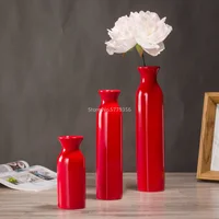 Red Ceramic Vase Blue Wedding Vase Home Decoration Decoration Gifts 1