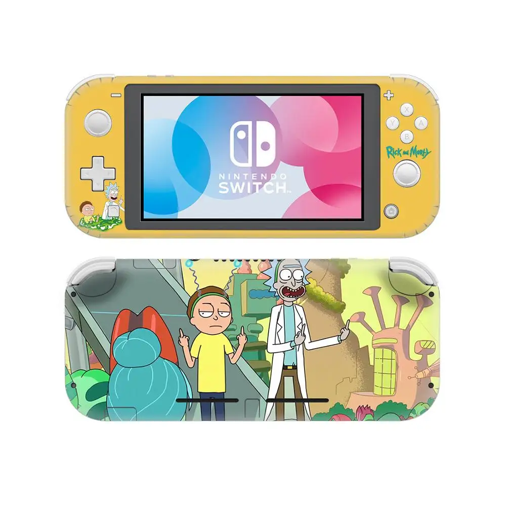 Rick and Morty nintendo switch Lite наклейки pegatinas NAND switch Lite виниловые наклейки на кожу Adesivos для nintendo Switch Lite