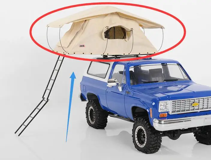 Палатка на крышу 1/10 ARB для capo jk trx4 Defender Ford Bronco AXIAL SCX10 D90 D110 TAMIYA CC01 Hliux TOYOTA LC70 LC80