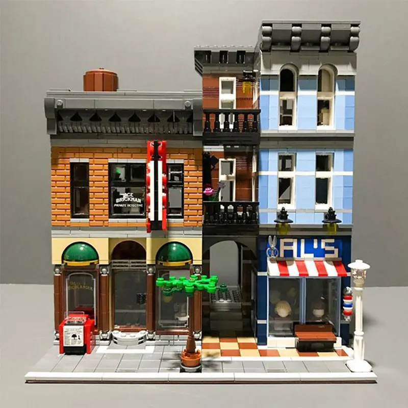 2200+Pcs MOC City Street View Detective's Office Building Blocks Creator Expert Bricks Toys for kids gifts | Игрушки и хобби