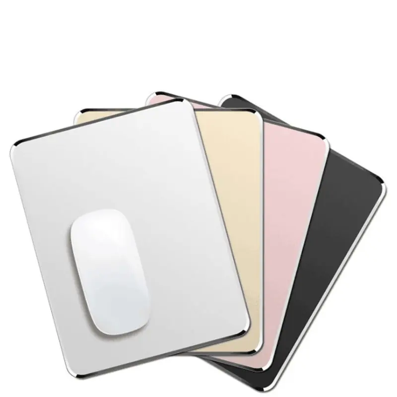 

Top Metal Aluminum Box Mouse Pad Mat Hard Soft Magic Fine Double Sided Waterproof Fast And Accurate Control For Home Office