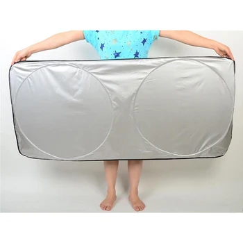 

Folding Sunshade 150*70 cm Summer Cover Vehicle Car Sun Shade Full Set for Front Foldable Windshield