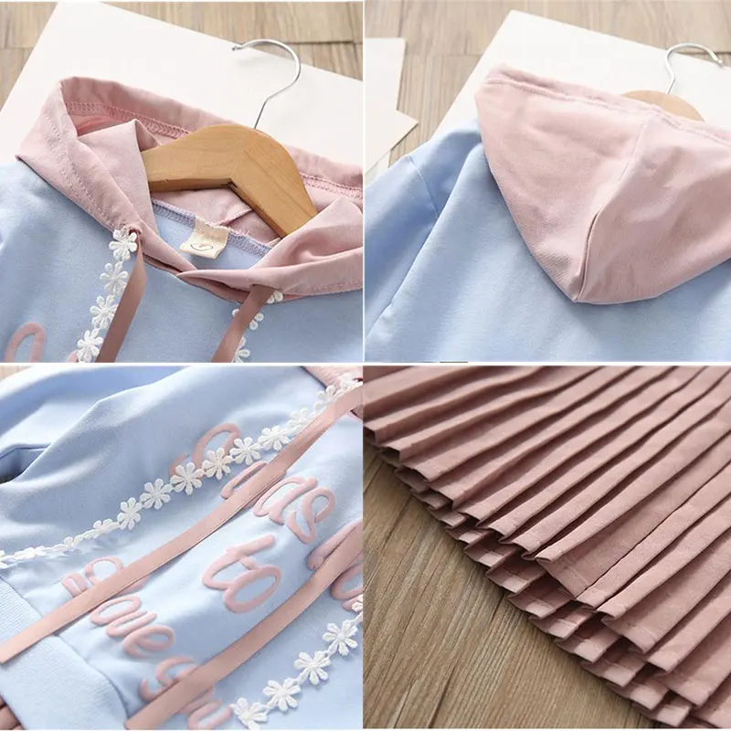Children's dress autumn Europe United States new girls pattern pocket long-sleeved dress 2-6 years baby clothes kids dress