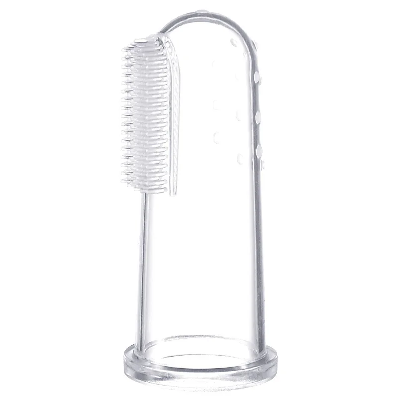 Cepillo de dientes para bebés, cepillo de dientes de silicona suave para bebés, cepillos de dientes de seguridad para bebés, mordedor con herramientas de limpieza de dientes suaves para bebés