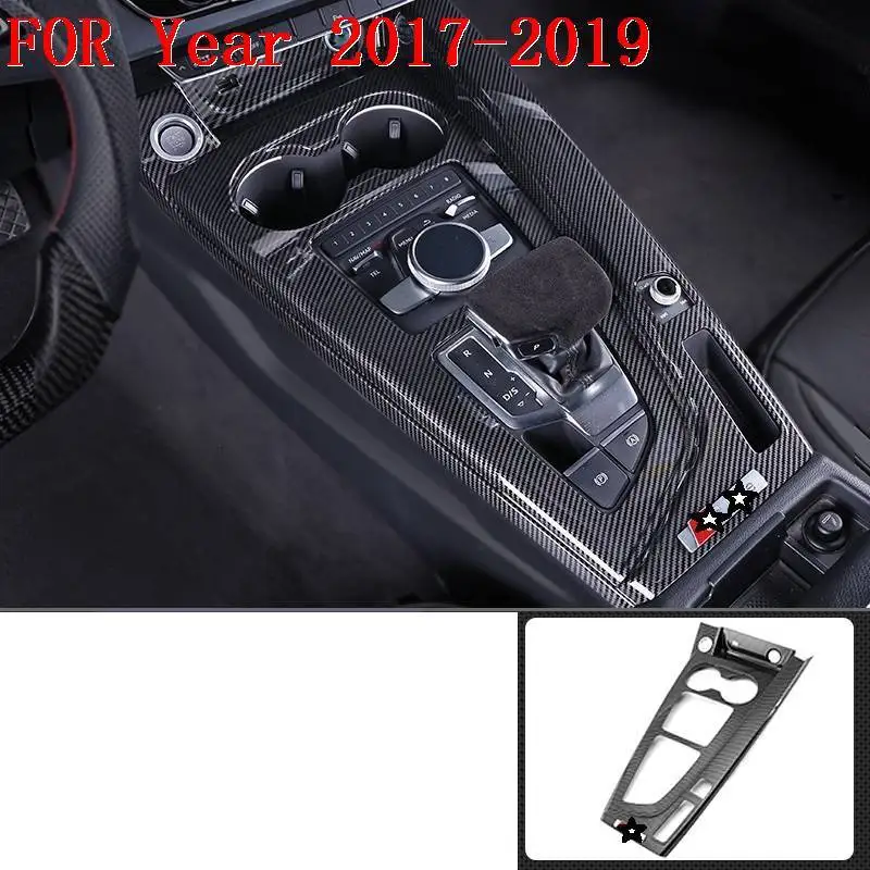 Car Control System Gear Interior Durable Chromium Automovil Decorative Mouldings Trim Modification Bright 17 18 19 FOR Audi S4