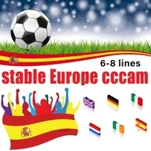 

Europe Football match cccam server for Spain/Portugal Nertherland Poland 4K Italy Germany oscam cline used in satellite receiver