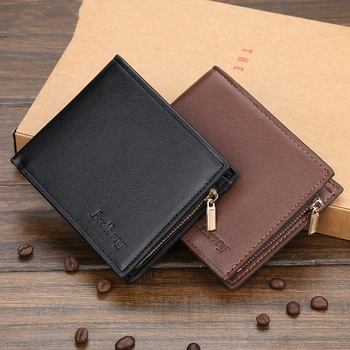 

Men Leather Wallet Business Casual Men's Wallets Horizontal Vertical Multi-card Slot Male Purse Money Credit Portomonee #15