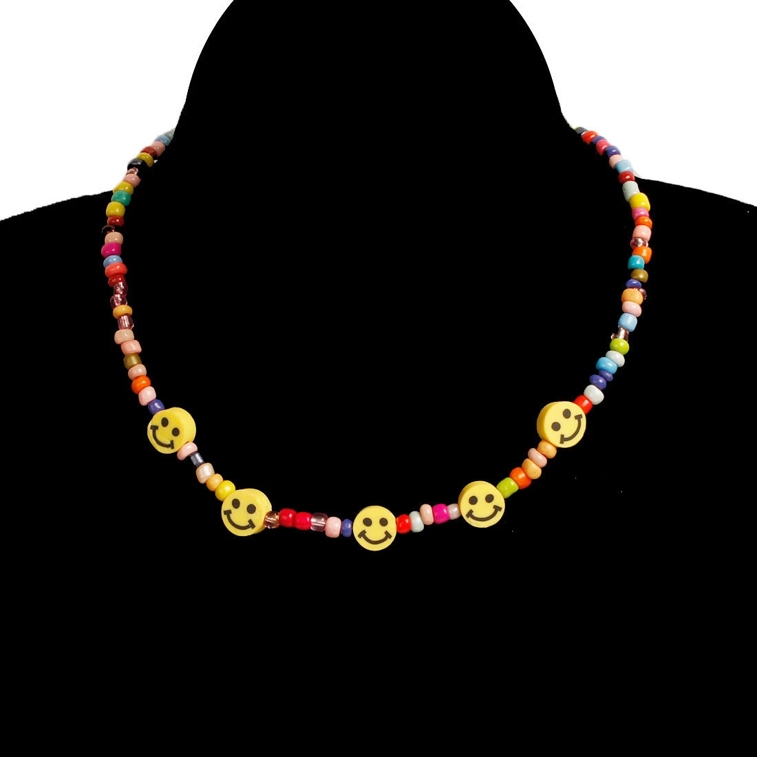 Collar hecho a mano con de semillas de colores mujer, gargantilla de animados, joyería de moda, regalo para tipo gargantilla| - AliExpress