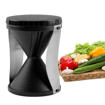 

Multifunctional Manual Vegetable Cutter Potato Shredder Carrot Peeler Rotary Cutter Creative Spiral Grater Kitchen Accessories