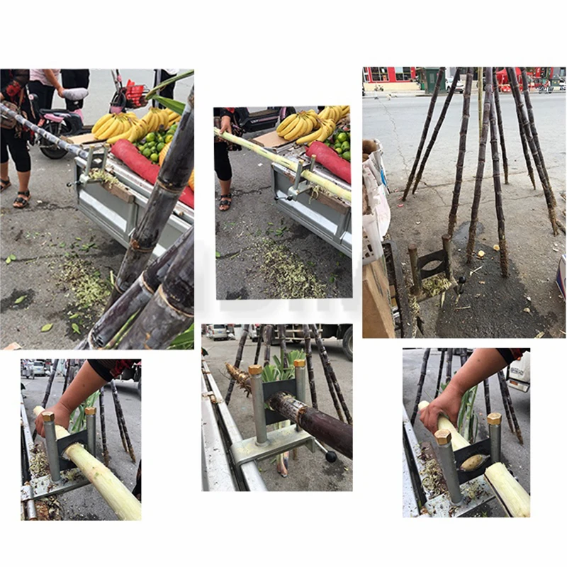 CANDIMILL Manual Sugarcane Peelers With One Extra Blade Portable Sugarcane Scraping Machine Sugar Cane Peeling Scraper 3