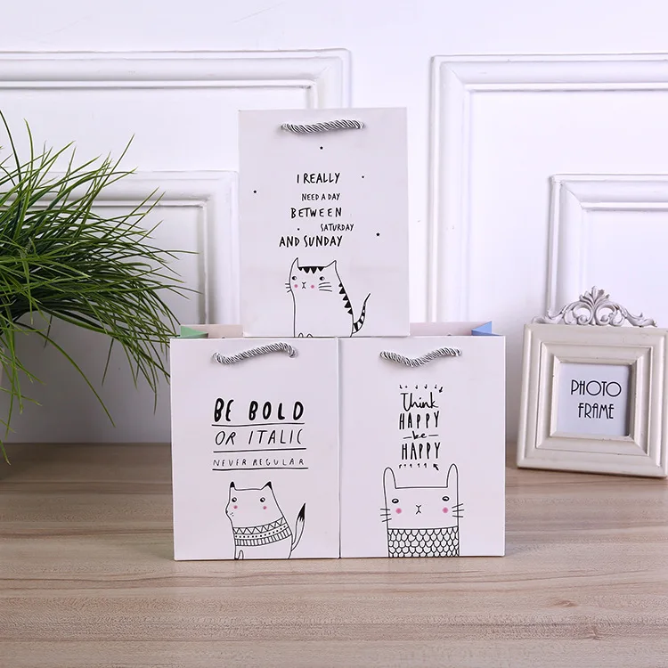 Креативные новые стильные бумажные продукты подарочные пакеты милый shui bei dai Косметика сумка для переноски в настоящее время доступна