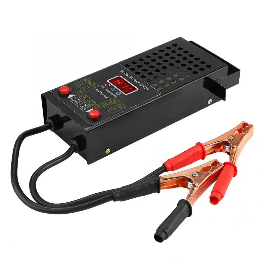 

Car Battery Tester 12V Car Digital Battery Tester Load Volt Charging System Tester Analyzer Diagnostic Tool battery tester