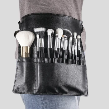 

20 Pockets Artist With Belt Storage Synthetic PU Waterproof Makeup Brush Bag Accessories Holder Professional Display Waist Tool