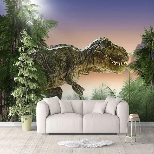 Frete grátis papel de parede personalizado 3d 2015 novo jogo de tv mural de  parede dinossauro 3 d decoração de casa - AliExpress