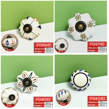 

1x Ceramic Cabinet Knobs and Handles Cupboard Door Handles Drawer Pulls Ceramic Pumpkin Furniture Handle for Home Decor