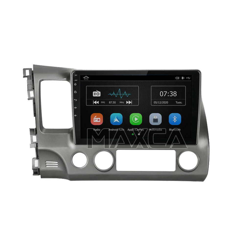 maxca 10 inch wireless carplay android auto radio for honda civic multimedia video player car radios aliexpress aliexpress