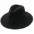 Free shipping black fedora hat unisex wide brim jazz top hat autumn winter classic elegant Panama hat gentleman hat wholesale 52