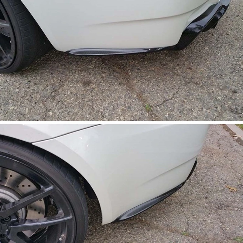 Боковые разделители бампера для BMW E92 E93 M3 2009 2012 K спойлер из углеродного волокна 3