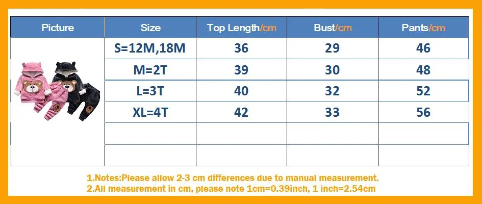 Детский комплект из толстого плюша; зимний теплый комплект одежды для маленьких девочек; хлопковые Толстовки и штаны для маленьких девочек; комплекты одежды