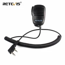 Retevis – Mini haut parleur à distance, Microphone latéral PTT 2Pin, prise TK pour Kenwood TYT Baofeng UV 5R UV82 BF 888S RT5R H777 RT22 RT3 RT5 