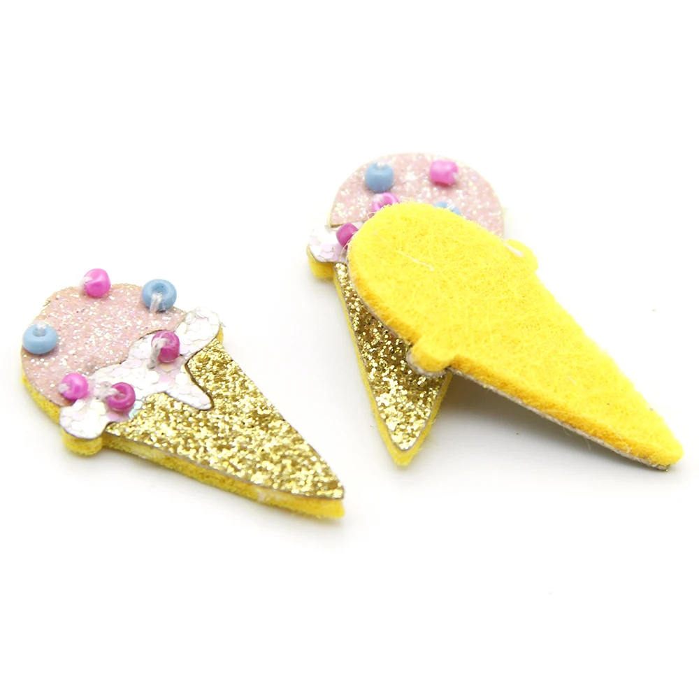 David accessories 20 шт./лот фруктовое мороженое нетканый заплатка DIY Заколку Для пошивное ремесло Костюмы Материал, украшение дома, 20Yc6102