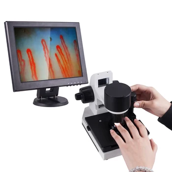 

CE approved &OEM biological microscope/ 12 inch big screen blood capillary microscopes