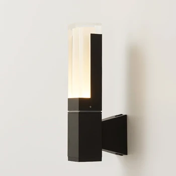 

Outdoor waterproof LED Wall Lamp Modern Single Dual-head aluminum Sconces Aisle Corridor Balcony Home decor Wall Lights Fixtures