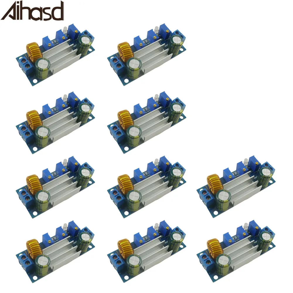 

10PCS/LOT DC-DC 5A Step-down CC CV Constant Voltage Constant Current Solar Lithium Battery LED Driver Module With PWM