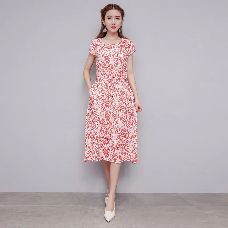 2019 хлопковое льняное летнее платье женское свободное Плюс Размер повседневные